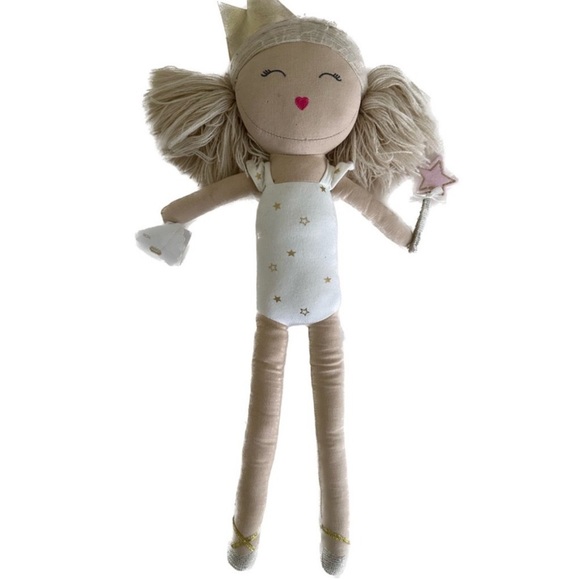 Mud Pie Other - NWT MUDPIE BLONDE BALLERINA DOLL 18”